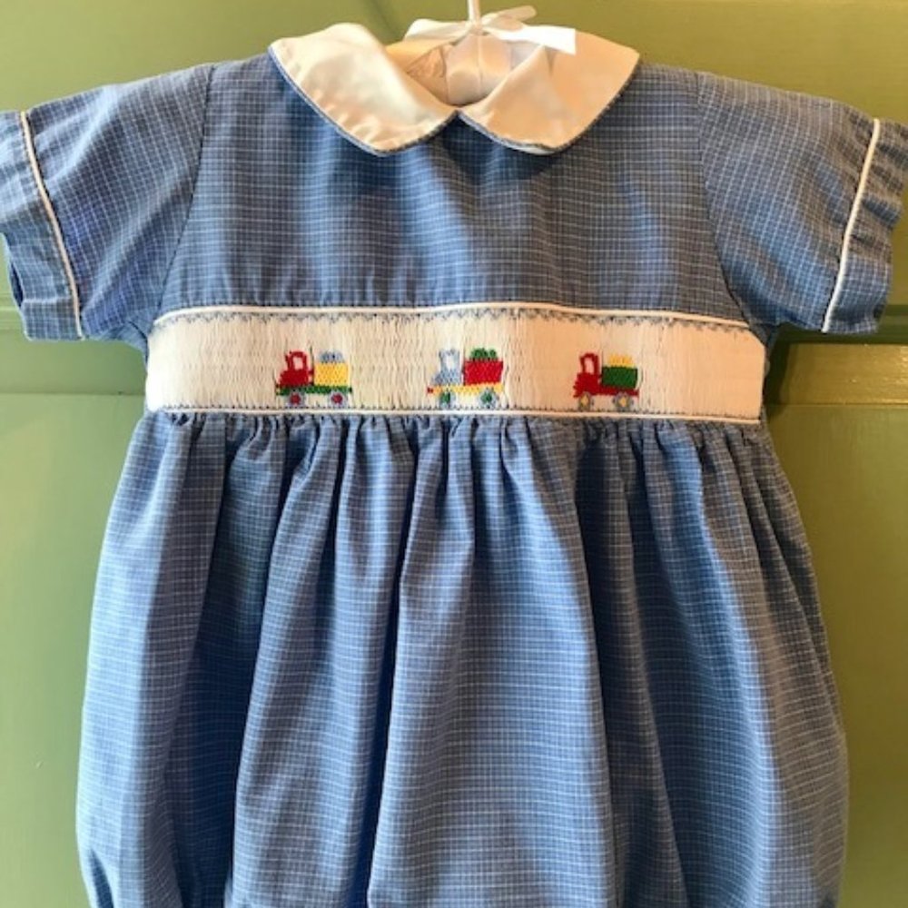 Anavini 18M Boys Smocked Bubble